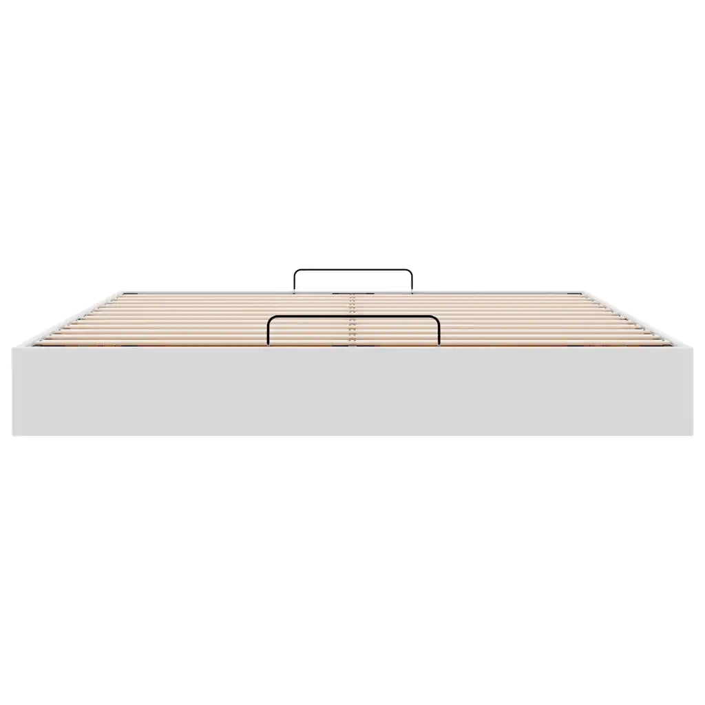 Struttura Letto Pouf senza Materasso 160x200 cm Similpelle 3310810