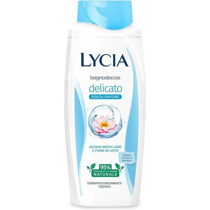 LYCIA BAGNOSCHIUMA DELICATO CON ACQUA MICELLARE E FIORI DI LOTO PROFUMO FIORITO 750 ML