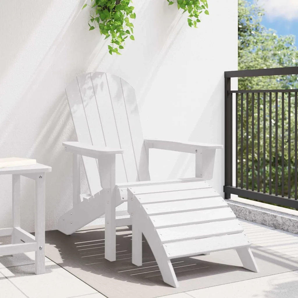 Sedia Adirondack Bianco 82 x 74 x 92 cm HDPE 42006629