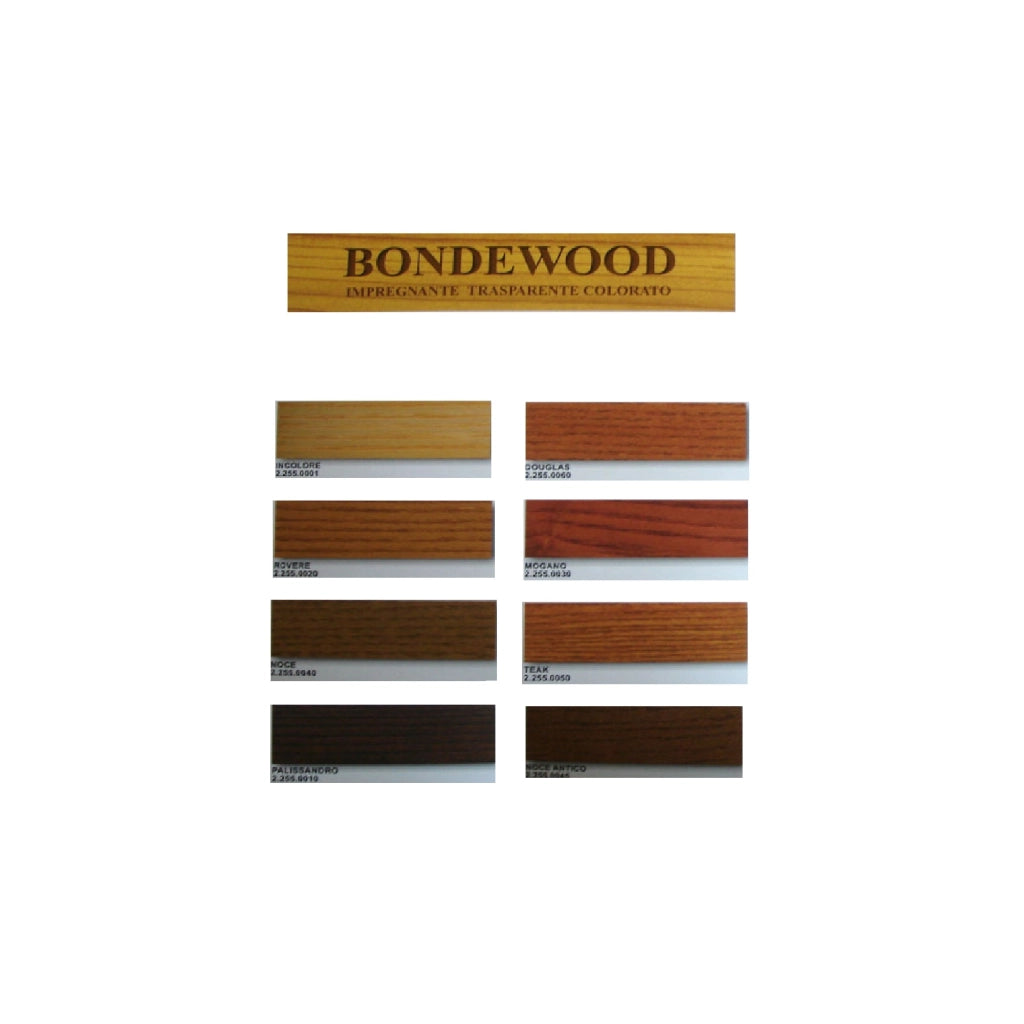 Bondewood Impregnante per legno 750ml trasparente colorato opaco interno esterno TEAK