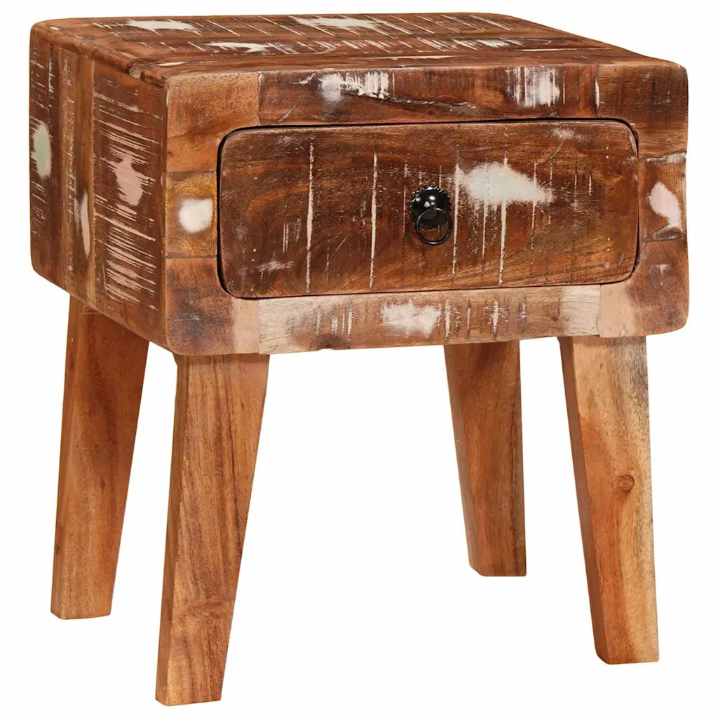 Tavolino Marrone 40 x 32 x 46 cm Legno Recuperato Massello 4104556