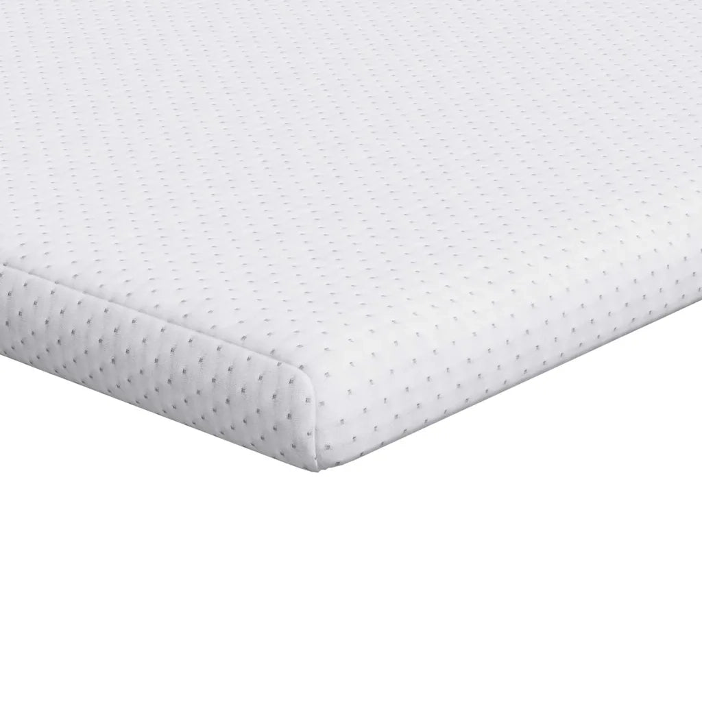 Topper per materasso Bianco 100 x 200 cm Tessuto Jacquard 4106202