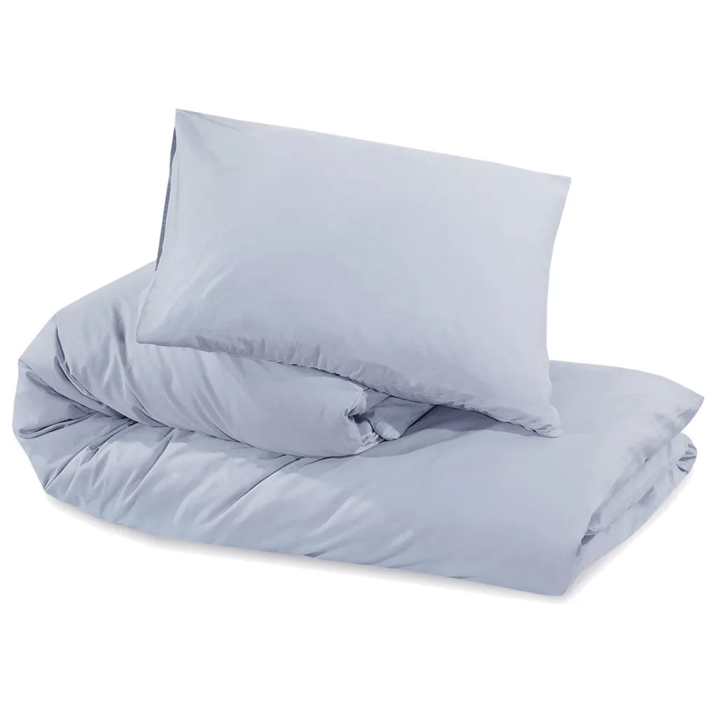 Set Copripiumino Grigio 260x240 cm in Cotone 136100