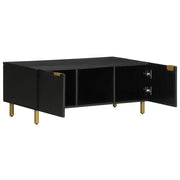 Tavolino da Salotto-Tavolino da soggiorno-Tavolo Nero 100x54x40 cm in Legno Multistrato