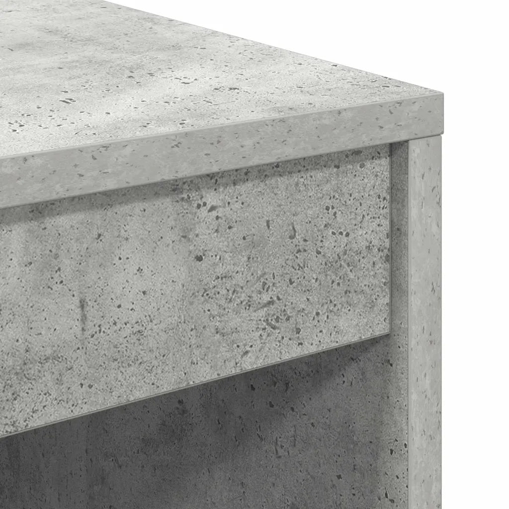 Scrivania | Tavolo da Ufficio Grigio cemento 60 x 50 x 76 cm