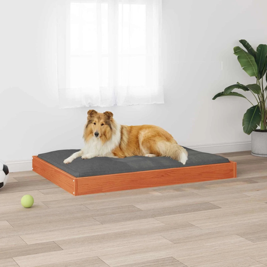 Letto per Cani Marrone cerato 101,5 x 74 x 9 cm 867649