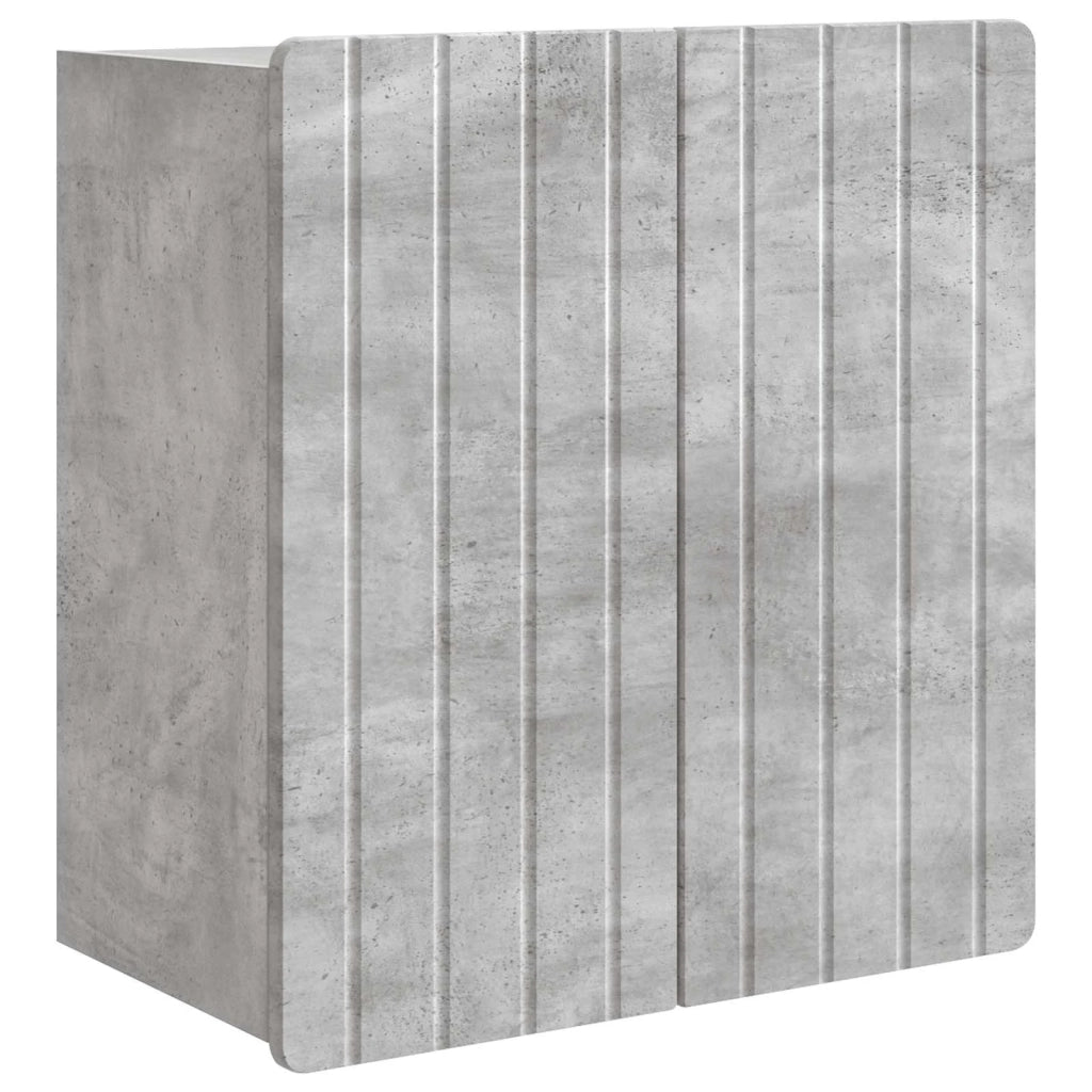 Mobiletto a muro Grigio Cemento 59 x 31 x 64 cm 898238