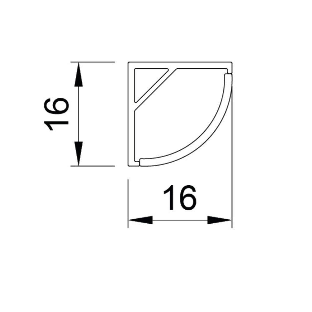 Profilo LED P53 bianco – 120 cm di Design e Funzionalità