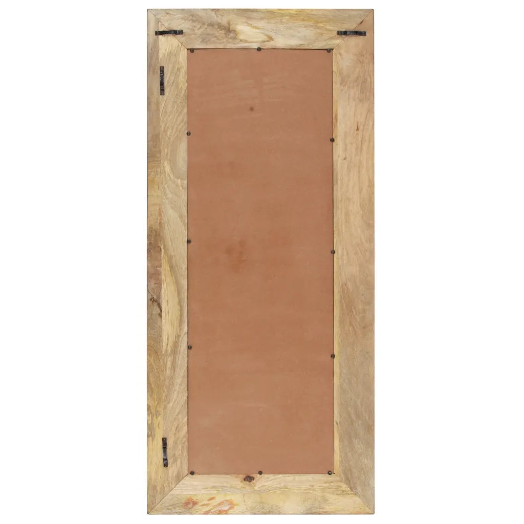Specchio 110x50 cm in Legno Massello di Mango 321631