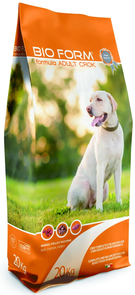 Bio Form CROCCHETTE PER CANI ADULTI DOG ADULT CROK  Proteine/Grassi 24-10% - sacco kg. 20