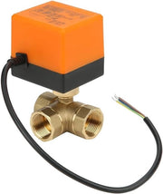Regolatore di flusso di aria 24V DN20 G3/4 in acciaio inossidabile 304 con motore sincrono a histeresi per 3-wire 2-controllo 3-via per condizionatore d'aria