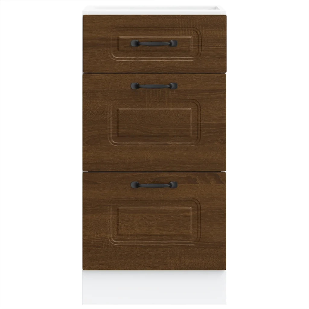 Base da Cucina Kalmar Rovere Marrone in Legno Multistrato 854247