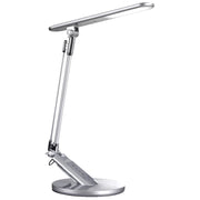 Lampada da scrivania LED dimmerabile USB argento Polux