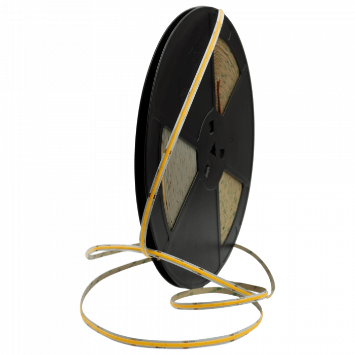 Striscia LED COB 12V 480LED/m IP67 20m 3000K 9W/m 945lm/m