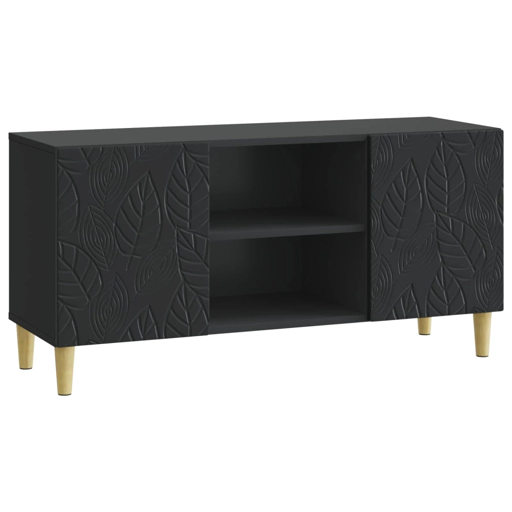 Mobile TV | Armadietto TV | Mobile Porta TV 102 x 34,5 x 50 cm Nero Legno ingegnerizzato