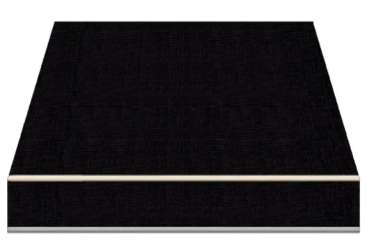 Tenda da Sole a Caduta Forzata Tempotest Parà, Bracci Sporgenza 120 cm, Largh. 3,9 Metri, Col. Nero 24 - Ideale per Finestre e Vetrine
