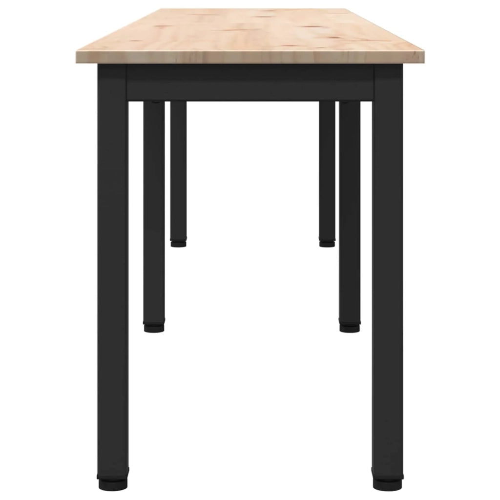 panchina Naturale 160 x 35 x 45 cm Pino massello 892775