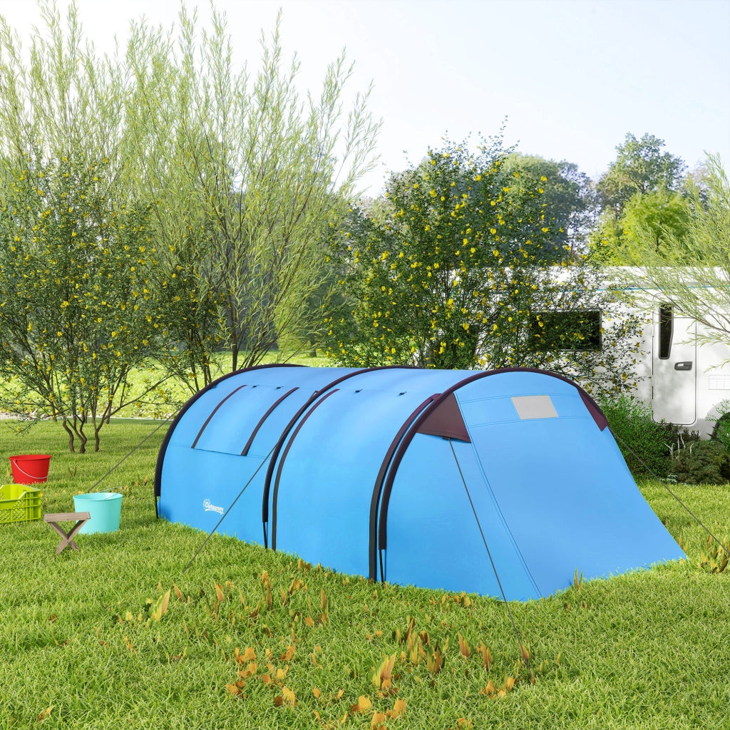 Tenda da campeggio 3-4 persone impermeabile ¨C Minimal ¨C blu cielo