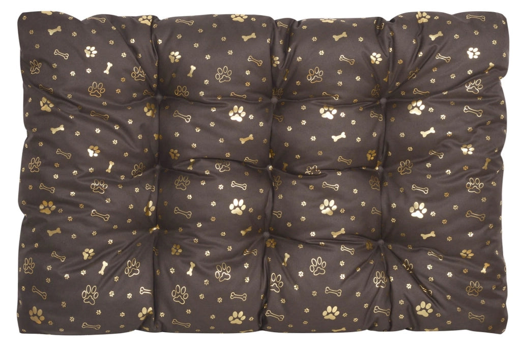 AIO FACTORY 80x60 cm PRESTIGE Letto per cani impermeabile Golden Bones