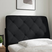 Cuscino Testiera-Cuscino per Testiera Nero 90 cm in Tessuto