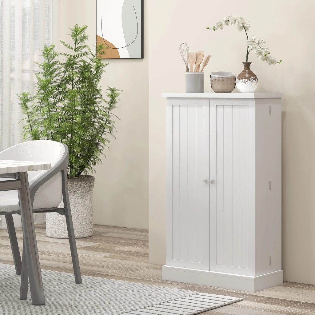 Armadio Cucina con Ripiani e Ante ¨C Minimal ¨C 60x30x104 cm Bianco
