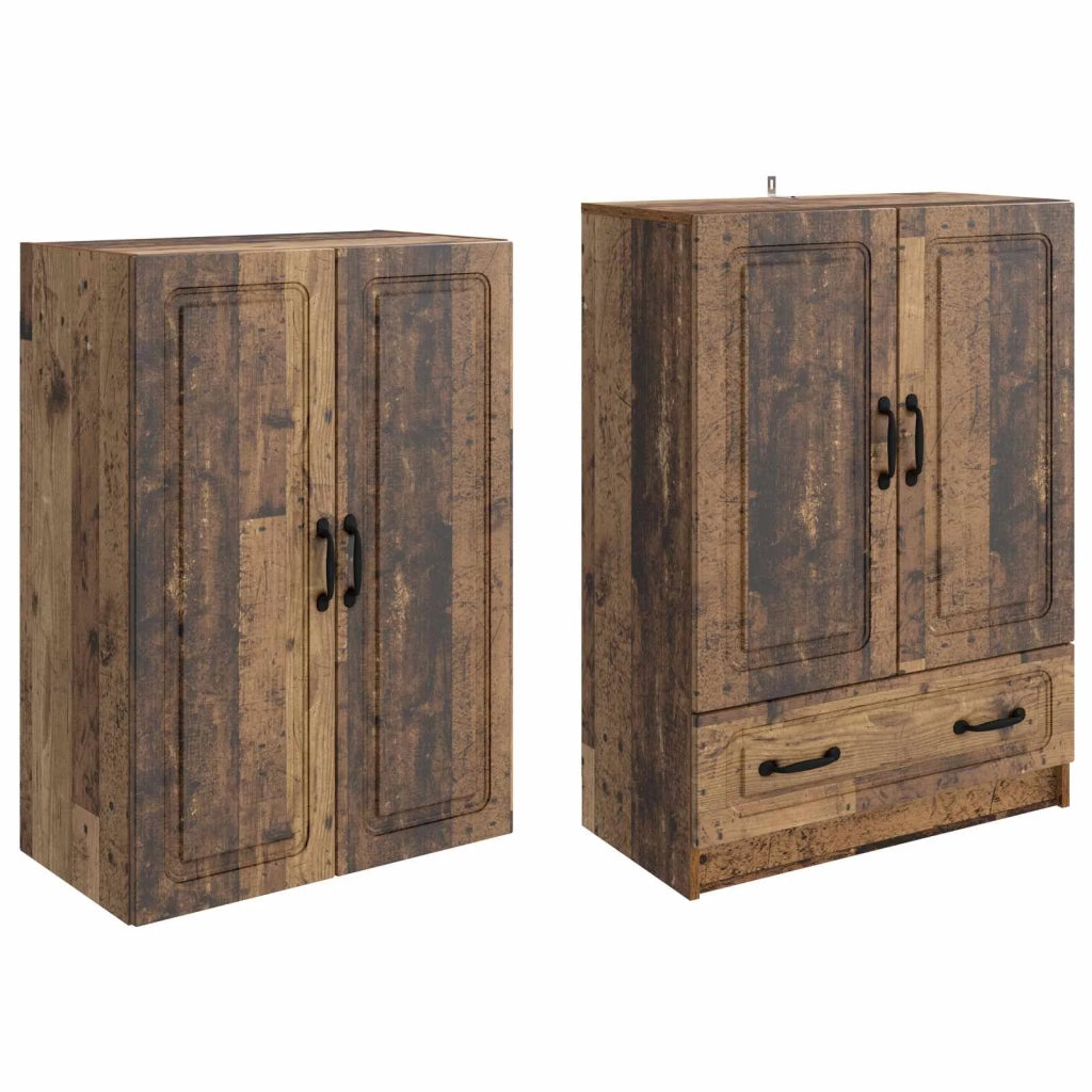 Set di armadi 2 pcs Legno antico Legno ingegnerizzato 3416941