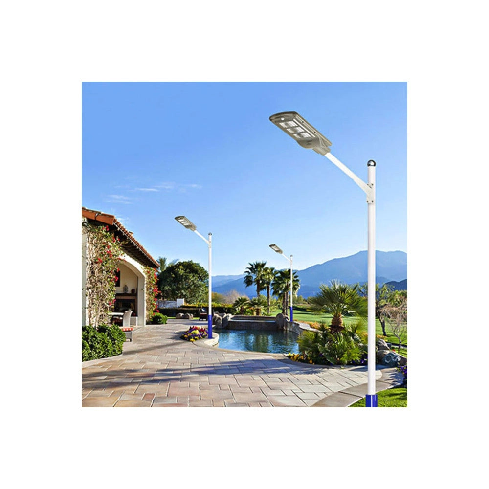 Trade Shop - Lampione Stradale Led 180 W Pannello Solare Fotovoltaico Con Telecomando Luce -
