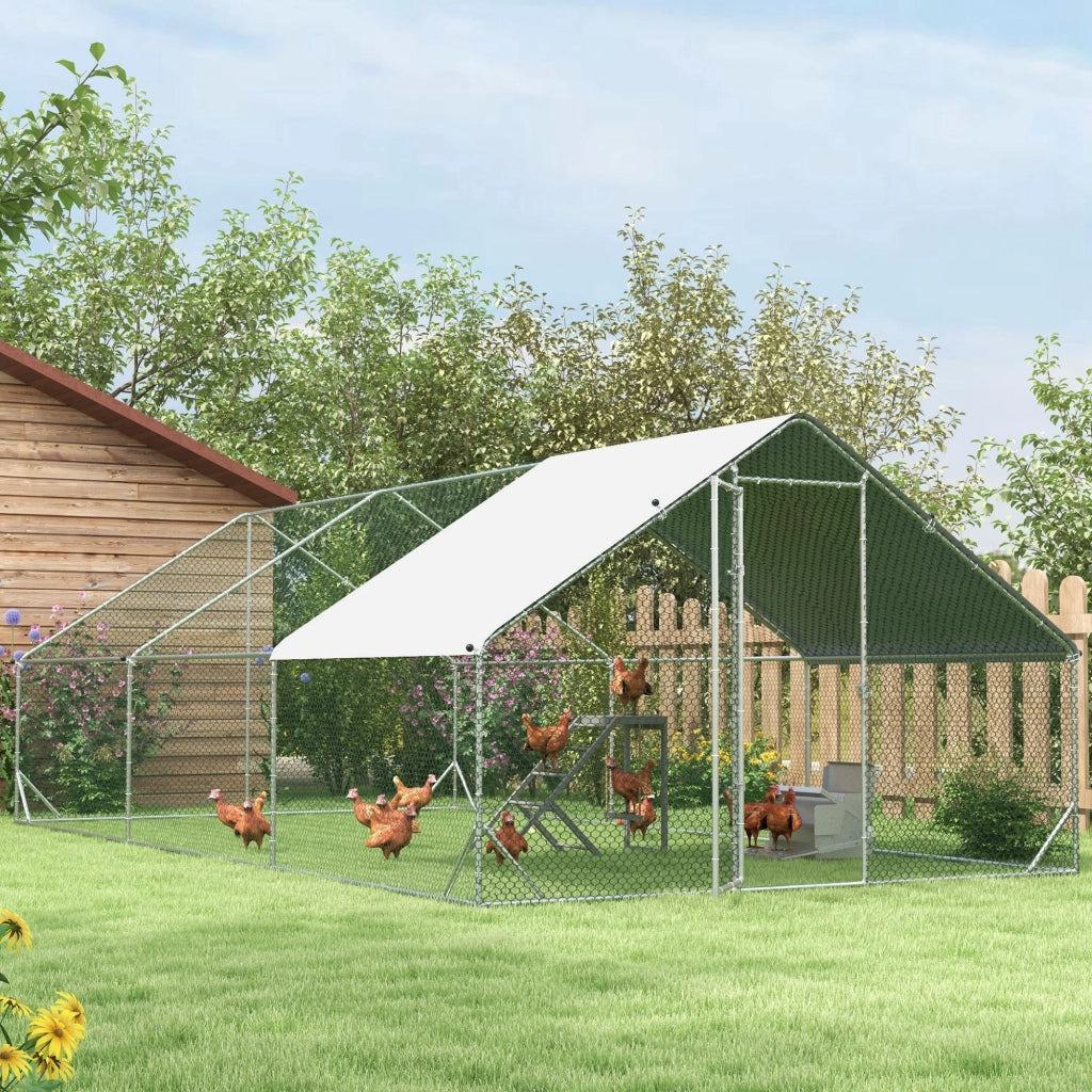 Pollaio da Giardino ¨C Minimal ¨C Argento 3x6x2m