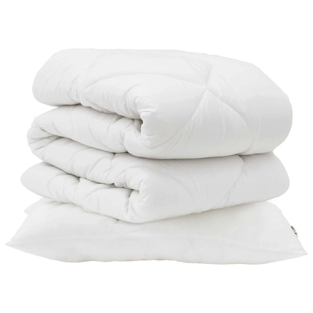 Set di Piumoni con cuscino 2 pcs Bianco Microfibra 3376713