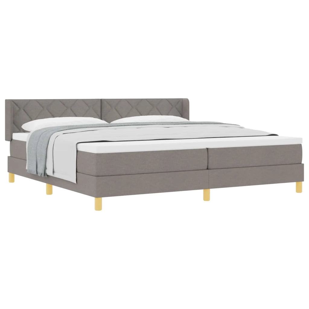 Letto a molle con materasso Talpa 200 x 200 cm Tessuto 3341381
