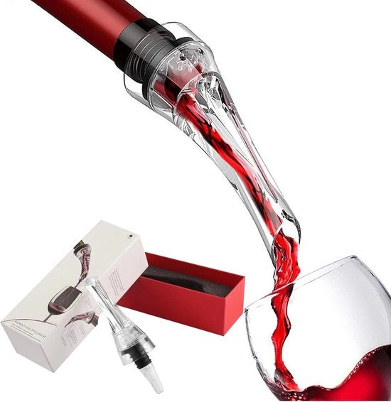 Lampada da vino con dispensatore elegante e facile da usare - nero