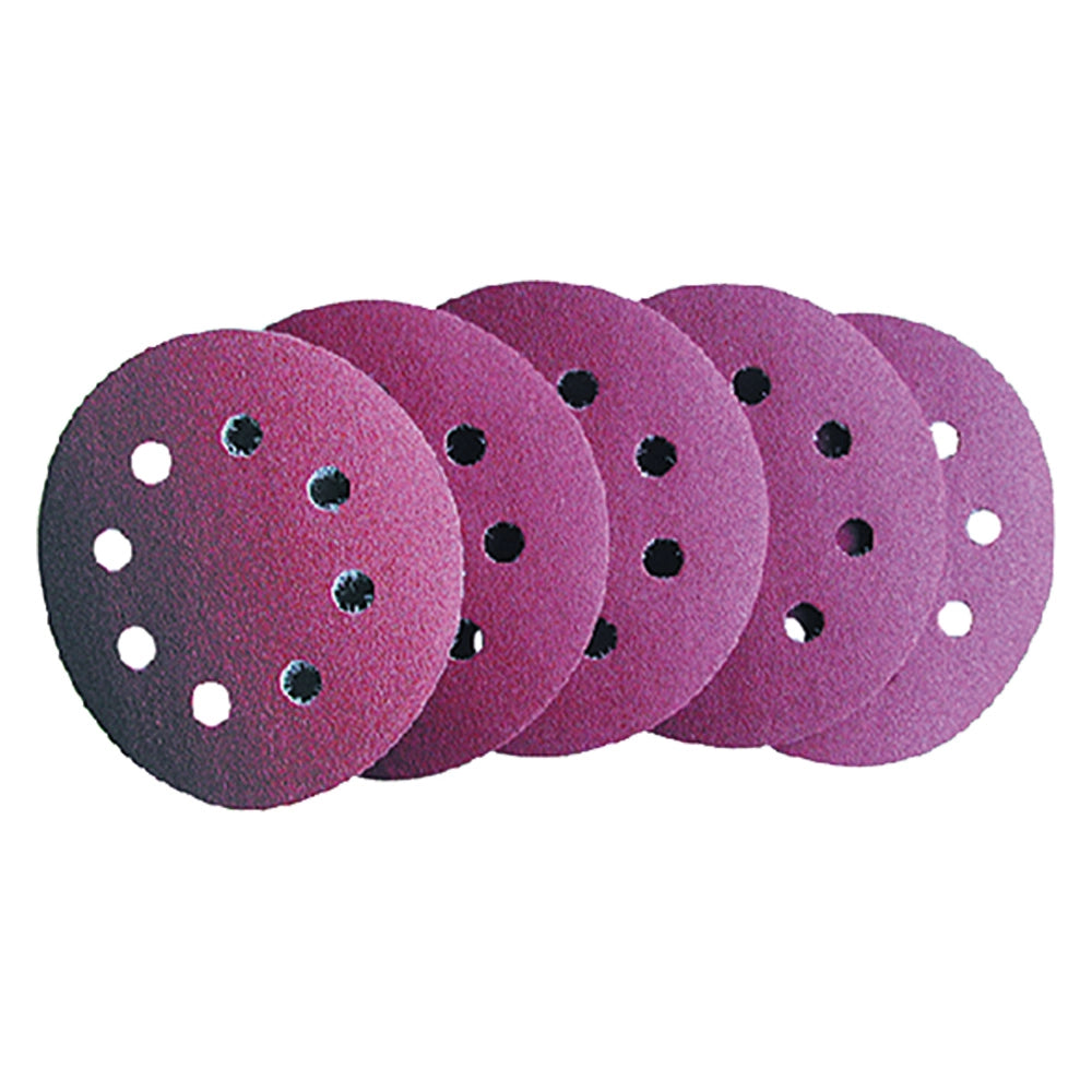 1cf disco in carta abrasiva con velcro forato art. 349.35 - gr.   80 cod:ferx.504120nlm