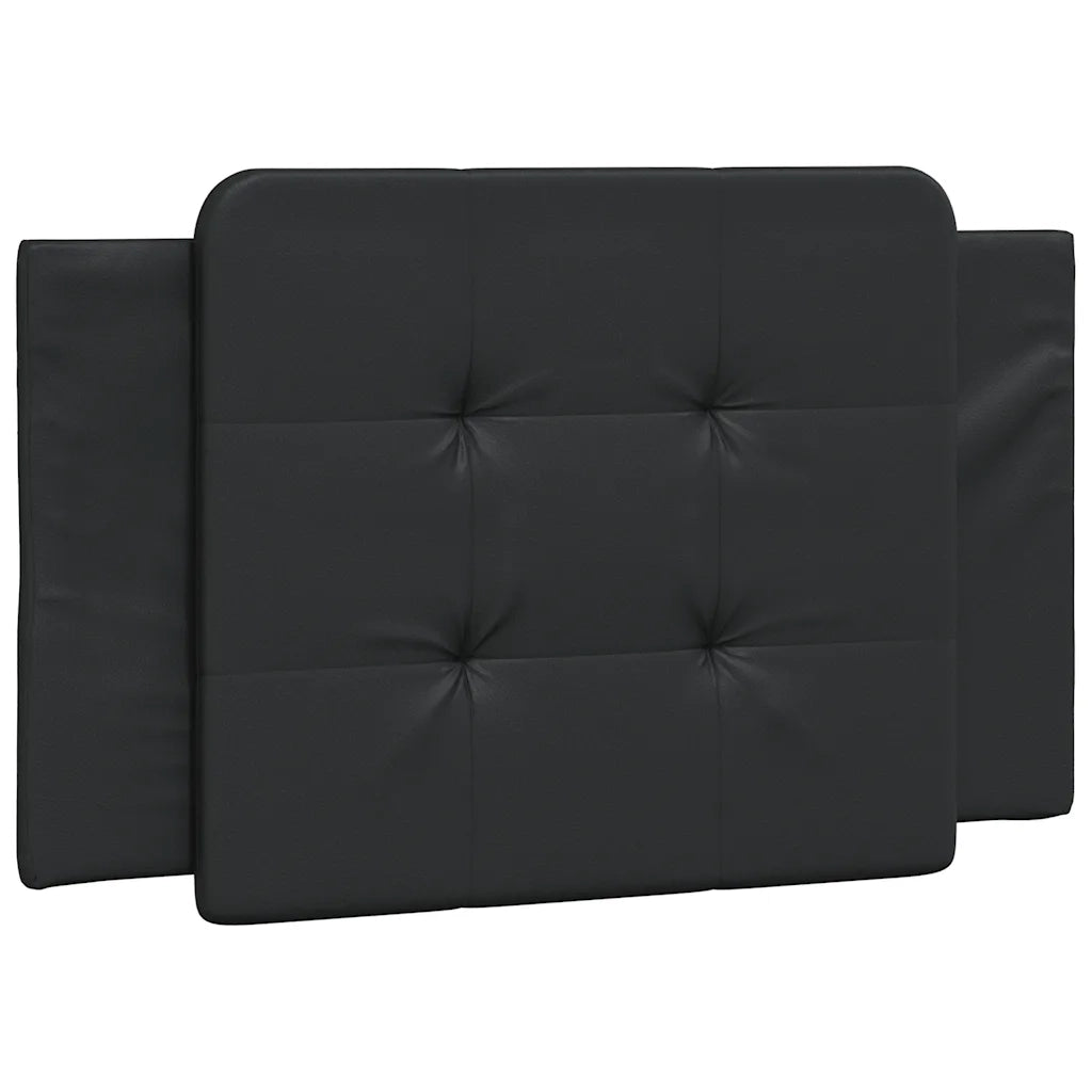Letto singolo | Letto per adulti | Giroletto senza Materasso Zadar Nero 100x200 cm in Similpelle