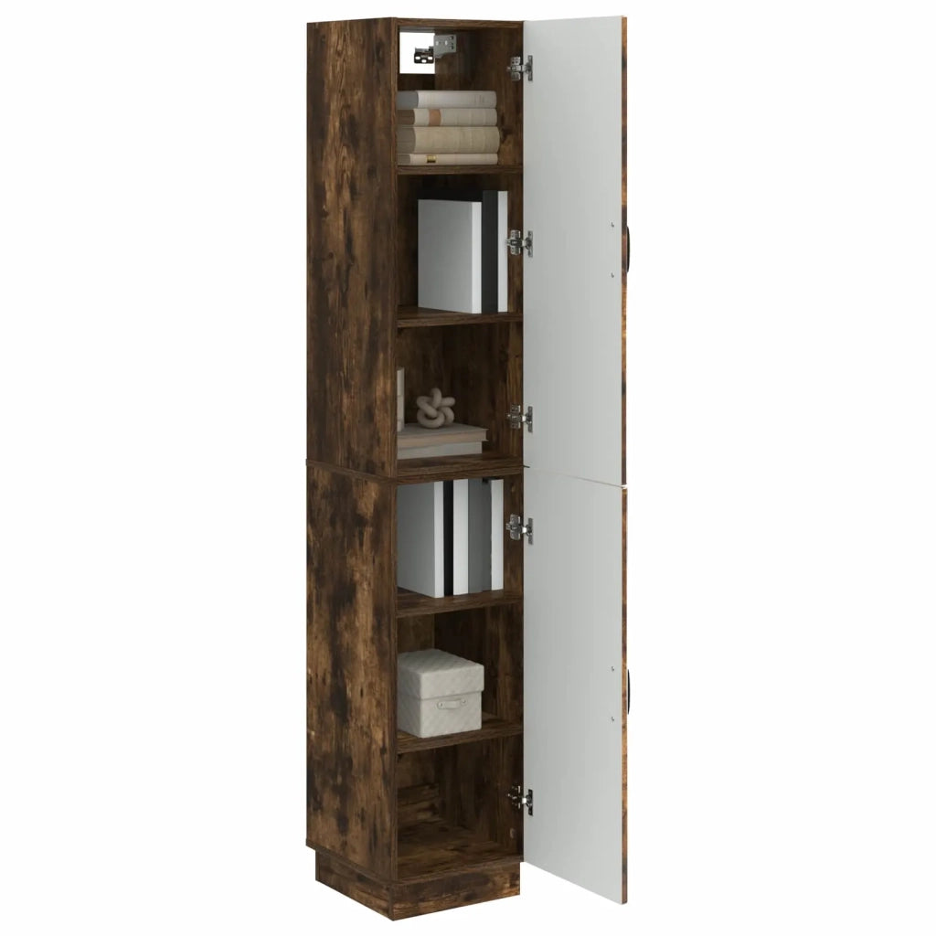 Set di armadi 2 pz Rovere Fumo Legno ingegnerizzato 3416795