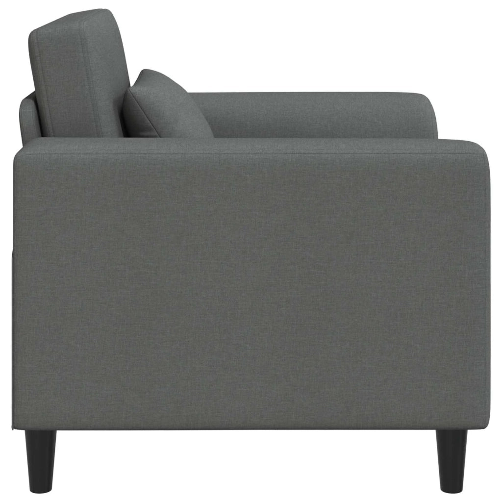 Poltrona Grigio Scuro Tessuto 42042455