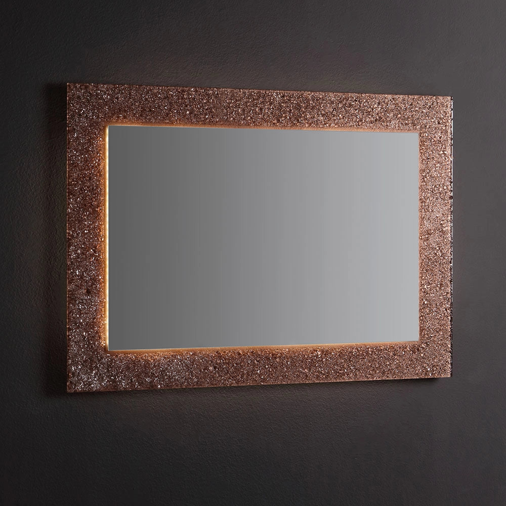 Cornice rettangolare in vetro fuso 98x70