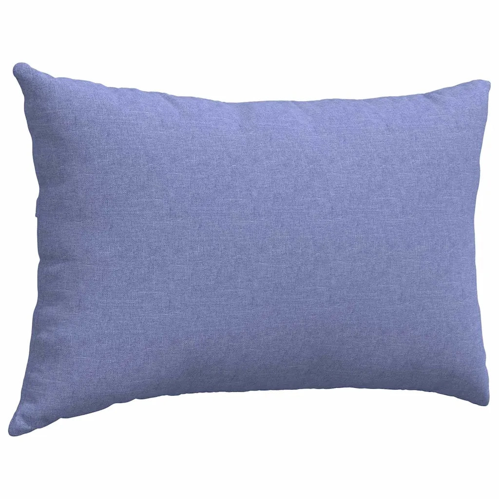 Cuscini da Divano 2 pcs Blu jeans 60 x 40 cm Tessuto 42013667