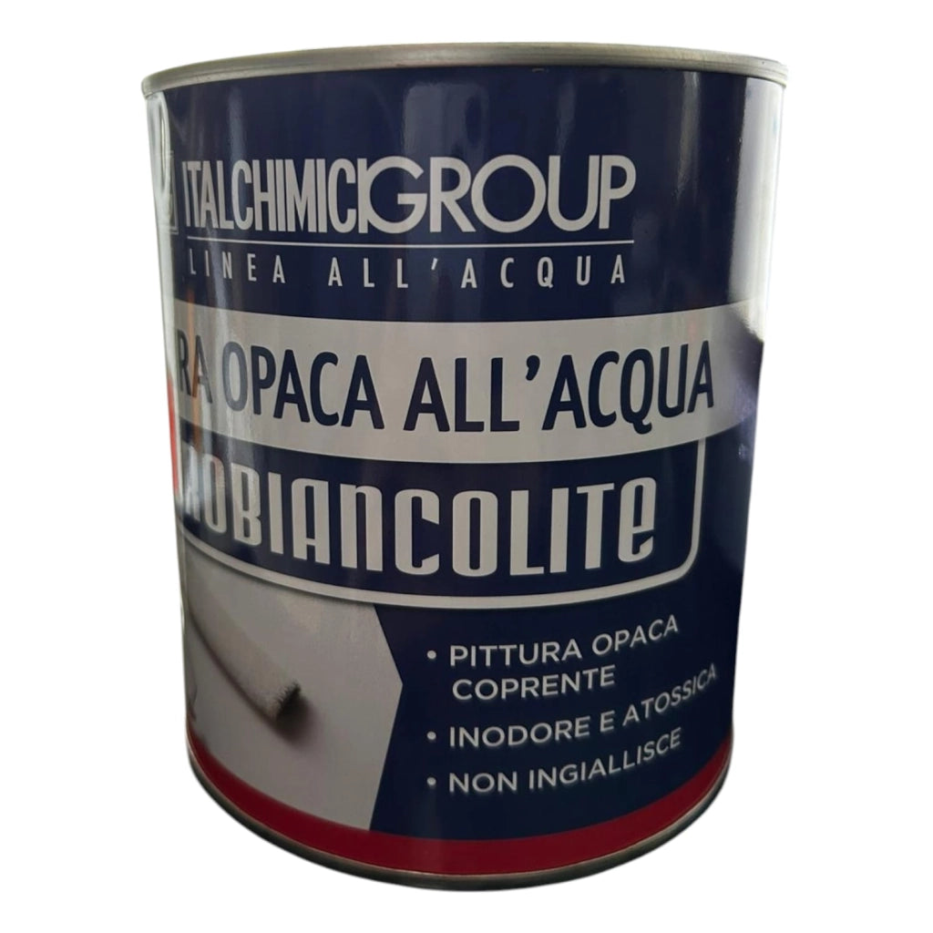 PITTURA OPACA ALL'ACQUA IDROBIANCOLITE