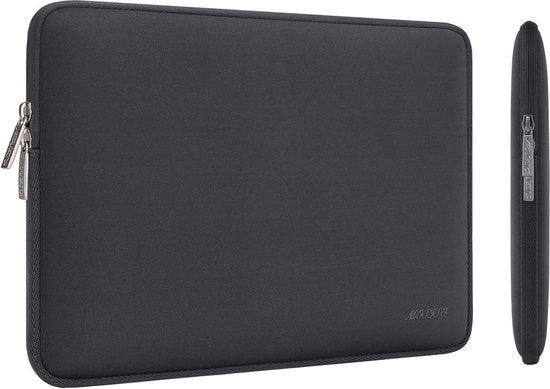Borsa Laptop 16 pollici, con Cuscino e Tasca, Grigio (Space Gray)