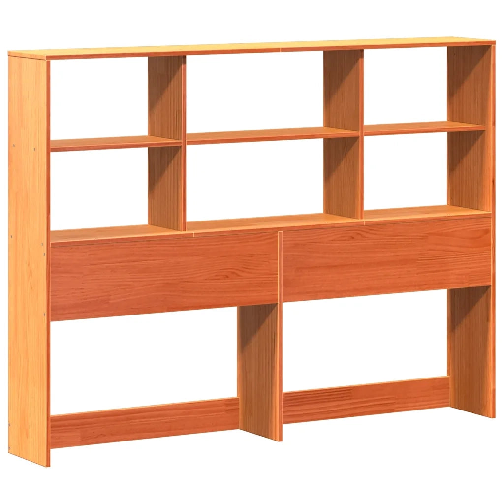 Giroletto senza Materasso-Struttura Letto Marrone Cera 160x200 cm Legno di Pino 452063