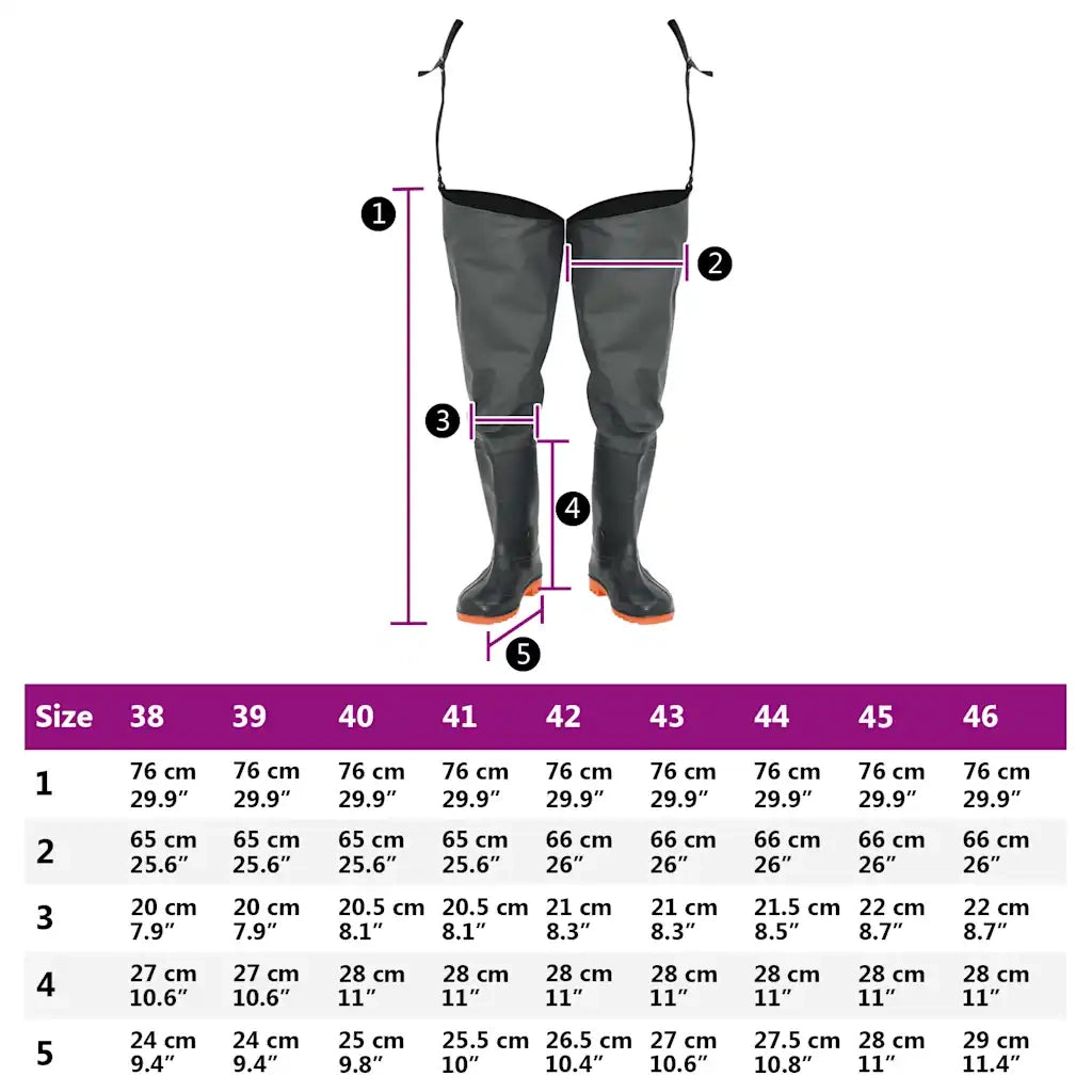 Waders Verde Scuro Misura 44 CFW7050722