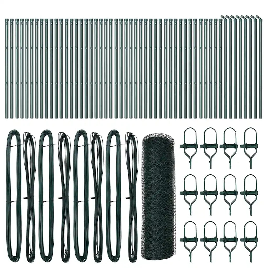 Palo della recinzione Verde 100 x 0,8 m (mesh da 13 mm)