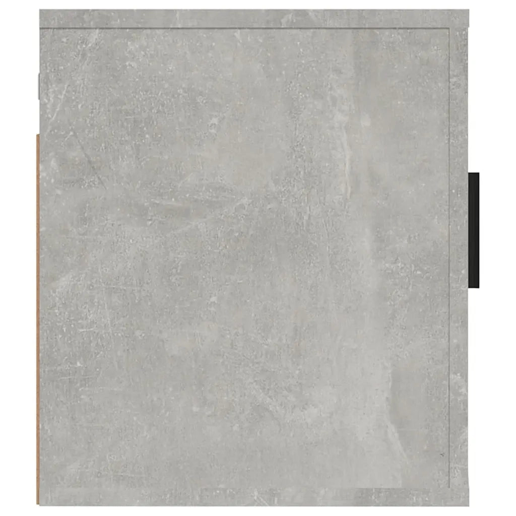 Mobile Porta TV a Parete-Mobile per TV-Credenza TV Grigio Cemento 40x34,5x40 cm