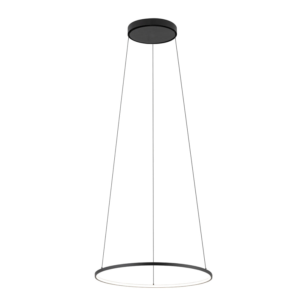Lampada a sospensione nera LED Circolo S Nowodvorski 45cm 4000K