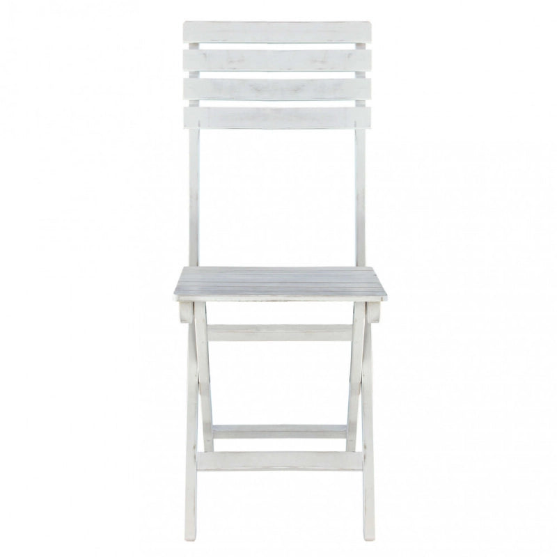 Set di 2 SEDIE DALILA SENZA BRACCIOLI BIANCA