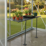 Table simple murale 120x52.2x79 gris laquÃ©
