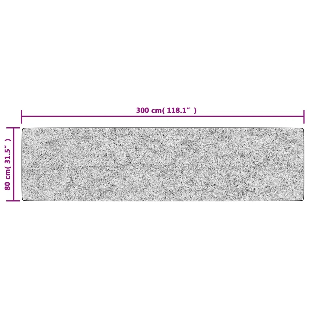 Tappeto Lavabile Multicolore 80x300 cm 136592