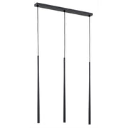 Lampada a sospensione moderna nera 3xG9 Carmen Alfa