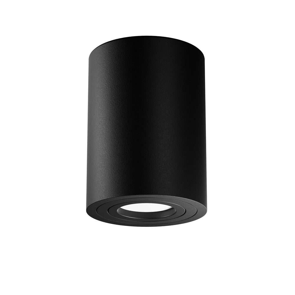Maytoni plafoniera Atom nera GU10 50W 1 luce alluminio