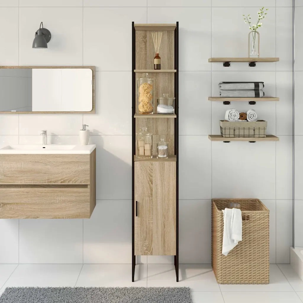 Mobile da Bagno Sonoma 33 x 33 x 185,5 cm Legno multistrato 864342